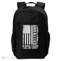 Unvaxxed And Overtaxed Backpack thumb 0