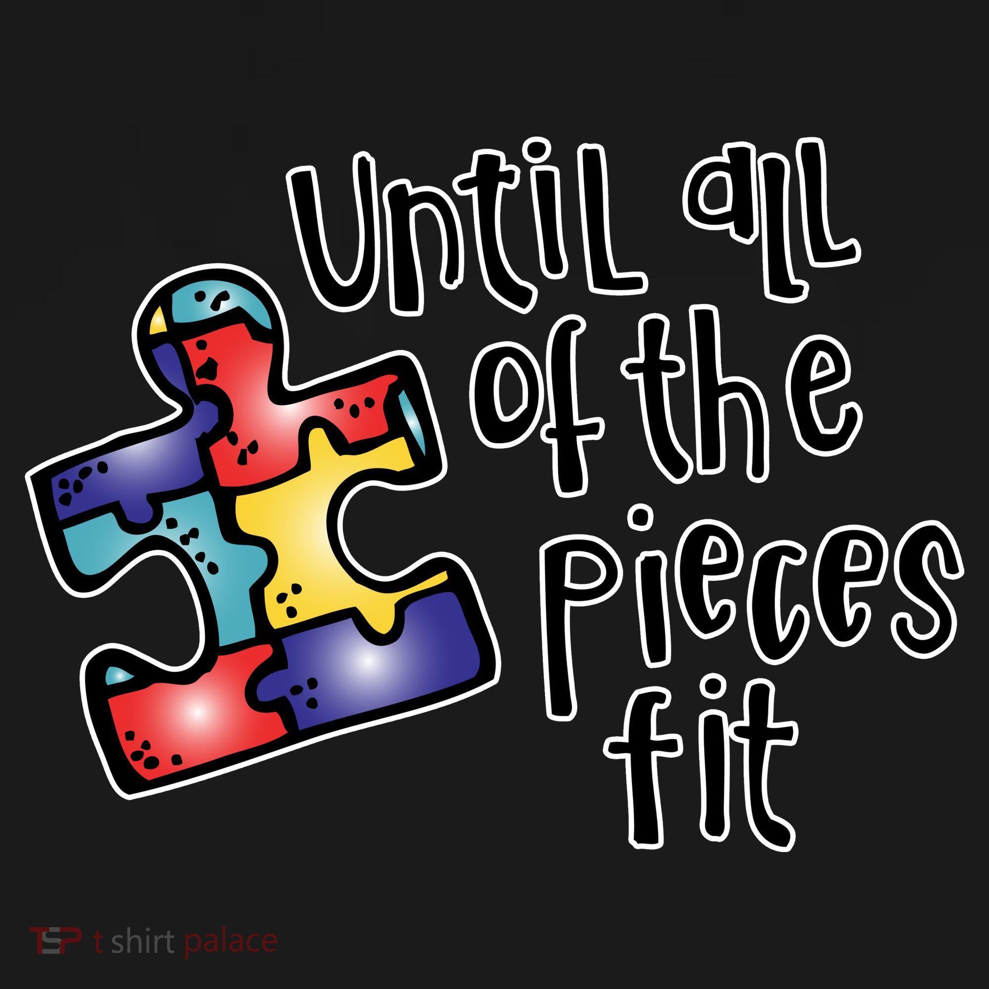 Until All Of The Pieces Fit Autism Puzzle Polo