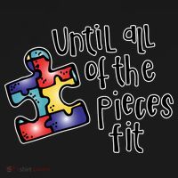 Until All Of The Pieces Fit Autism Puzzle Women's Hoodie thumb 2