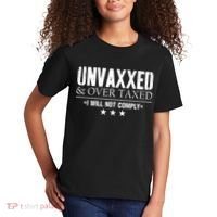 Unvaxxed And Overtaxed I Will Not Comply Kids T-Shirt thumb 2