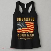 Unvaxxed And Overtaxed Women's Tank Top thumb 3