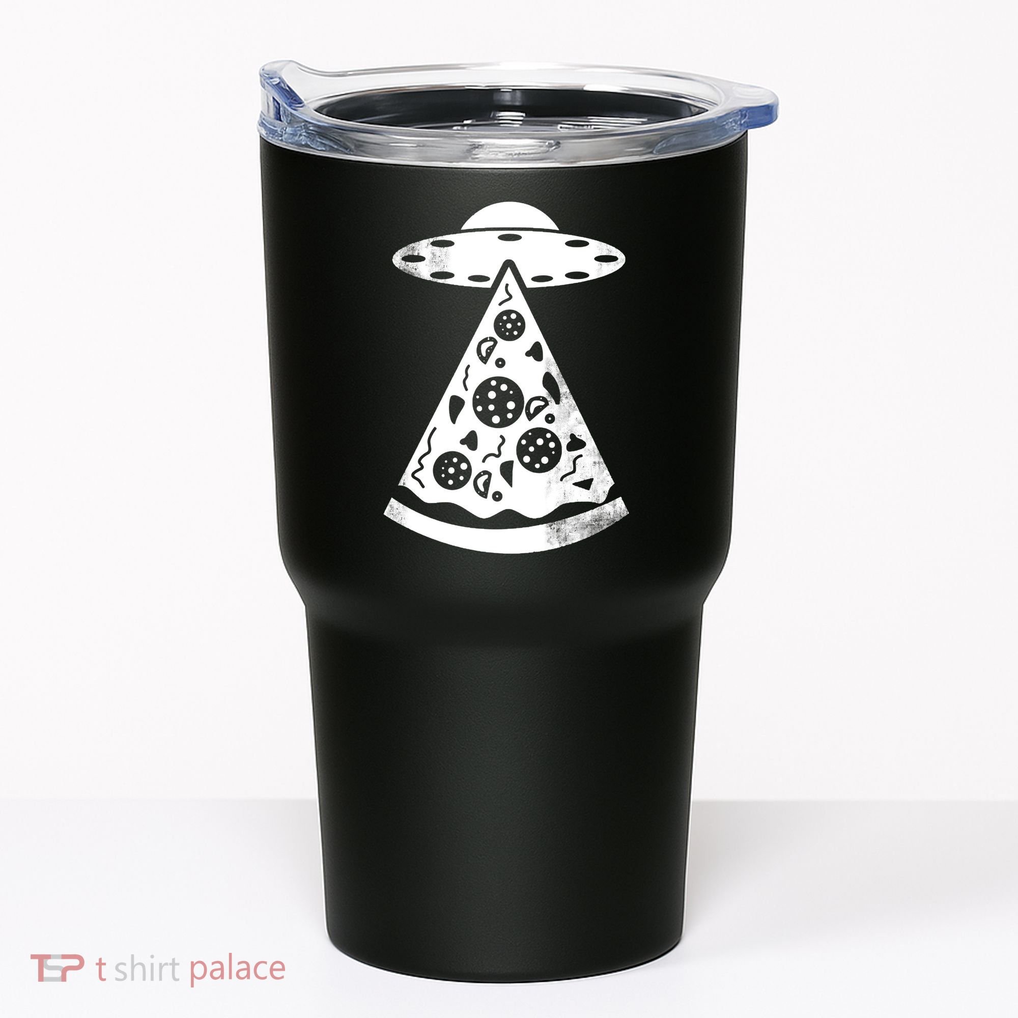 UFO Alien Pizza Tumbler
