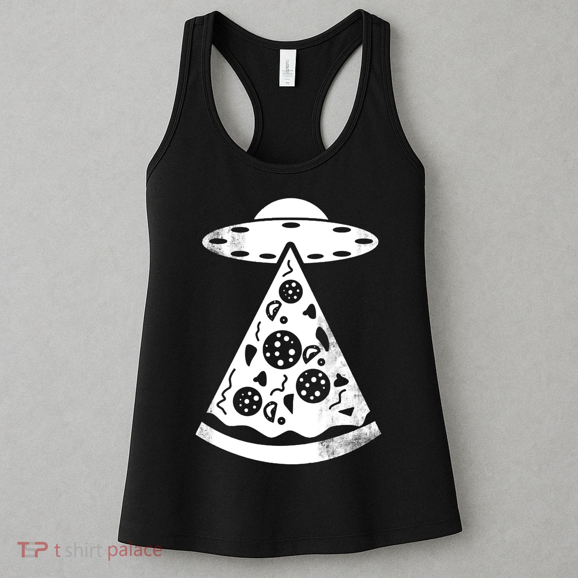 UFO Alien Pizza Women's Tank Top
