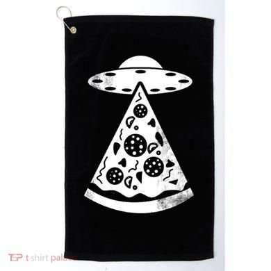 UFO Alien Pizza Golf Towel