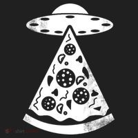 UFO Alien Pizza Golf Towel thumb 3