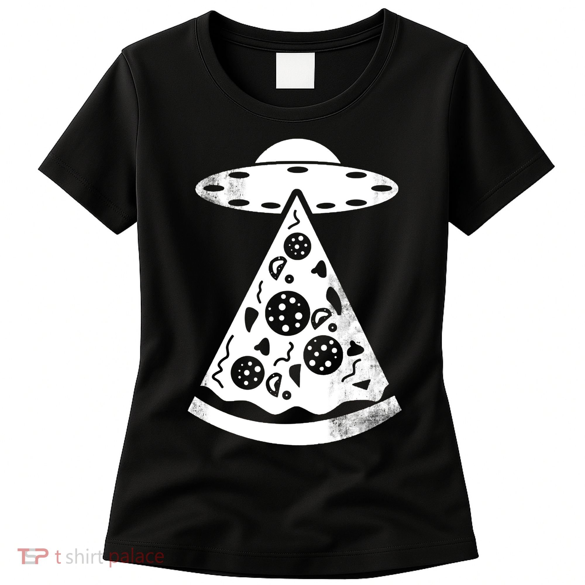 UFO Alien Pizza Women's T-Shirt