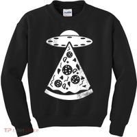 UFO Alien Pizza Kids Sweatshirt thumb 0
