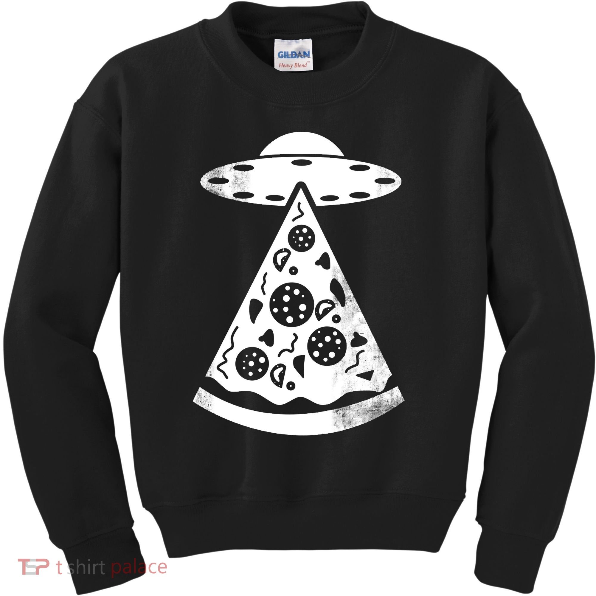 UFO Alien Pizza Kids Sweatshirt