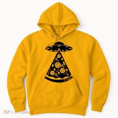 UFO Alien Pizza Hoodie