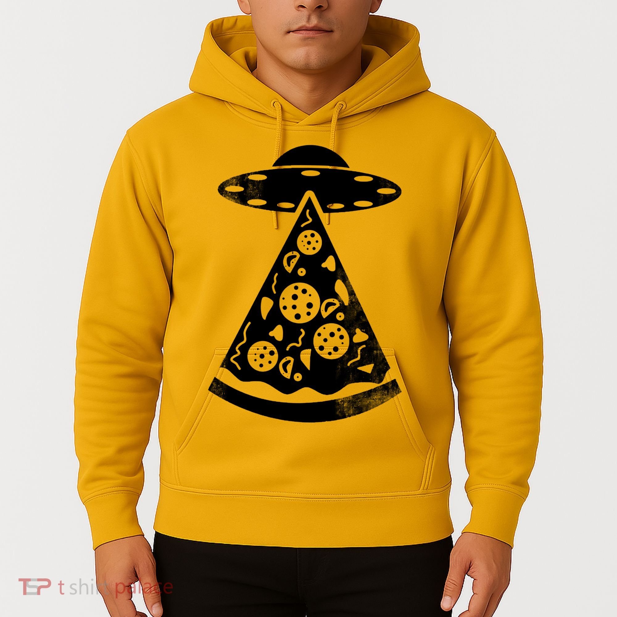 UFO Alien Pizza Hoodie