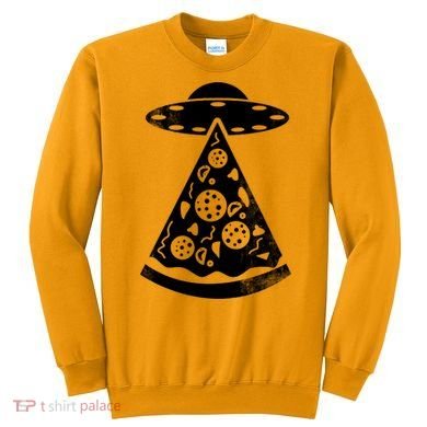 UFO Alien Pizza Sweatshirt