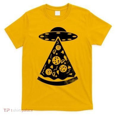 UFO Alien Pizza T-Shirt