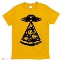 UFO Alien Pizza T-Shirt thumb 0