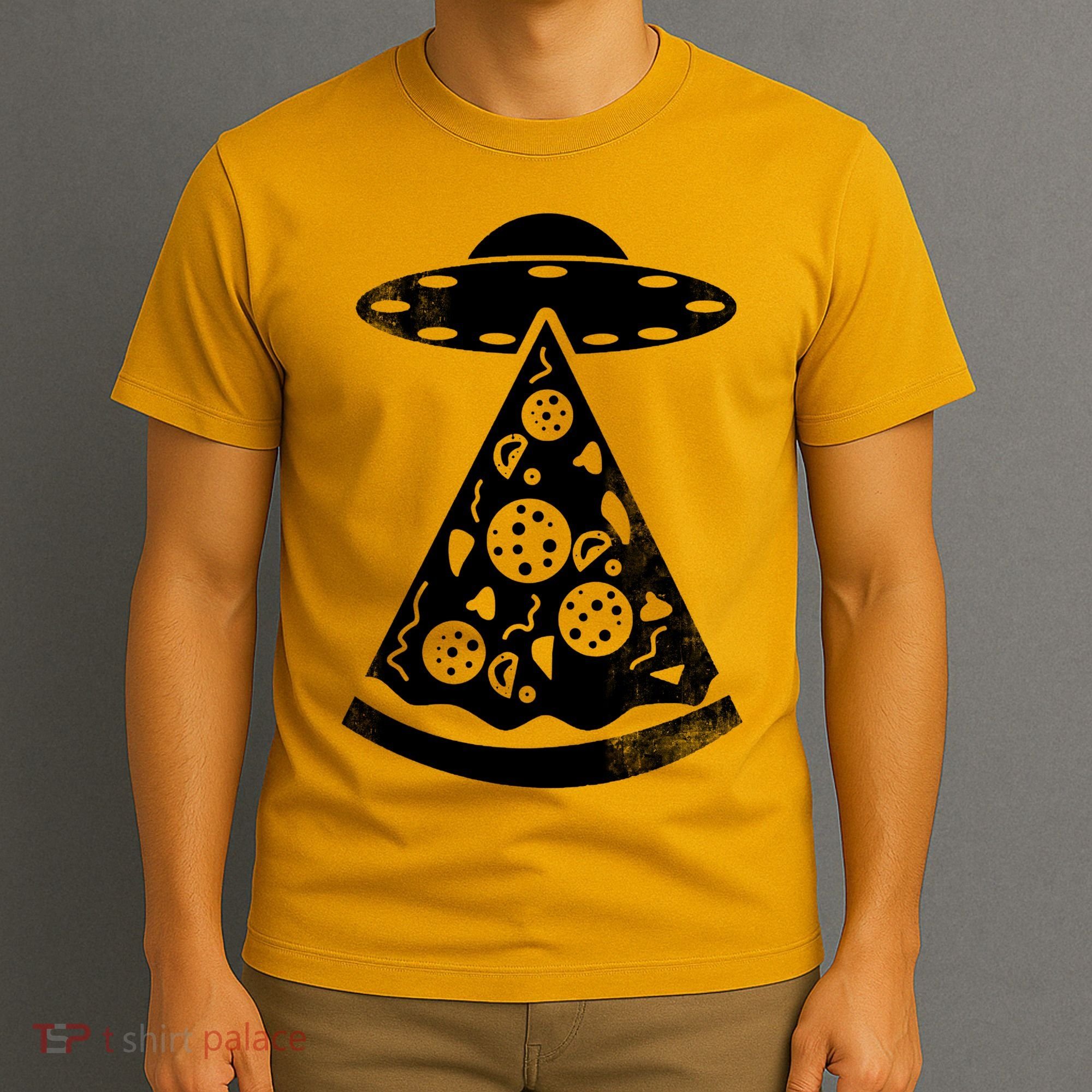 UFO Alien Pizza T-Shirt