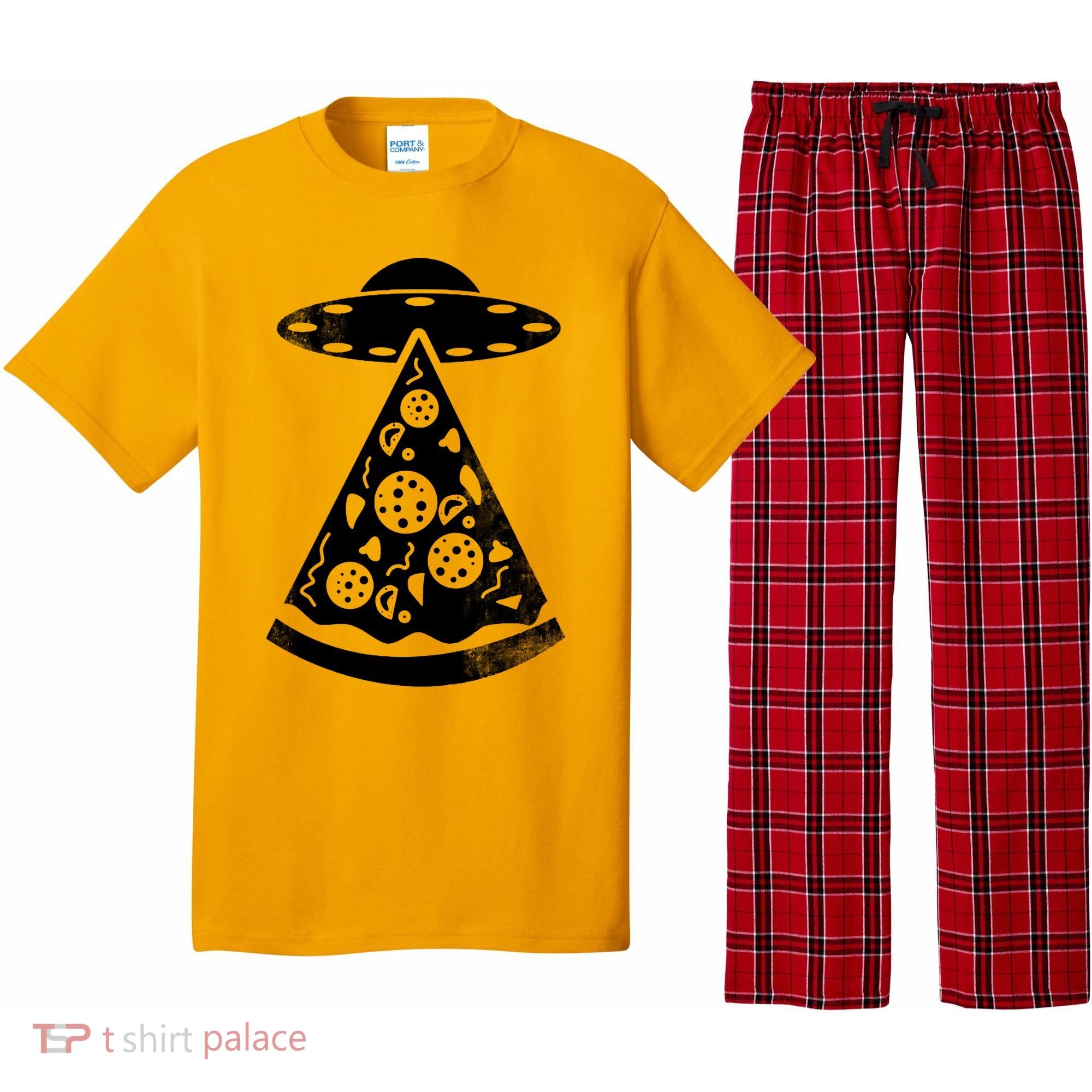 UFO Alien Pizza Pajama Set