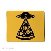 UFO Alien Pizza Mousepad thumb 0