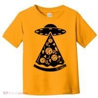 UFO Alien Pizza Toddler T-Shirt thumb 0