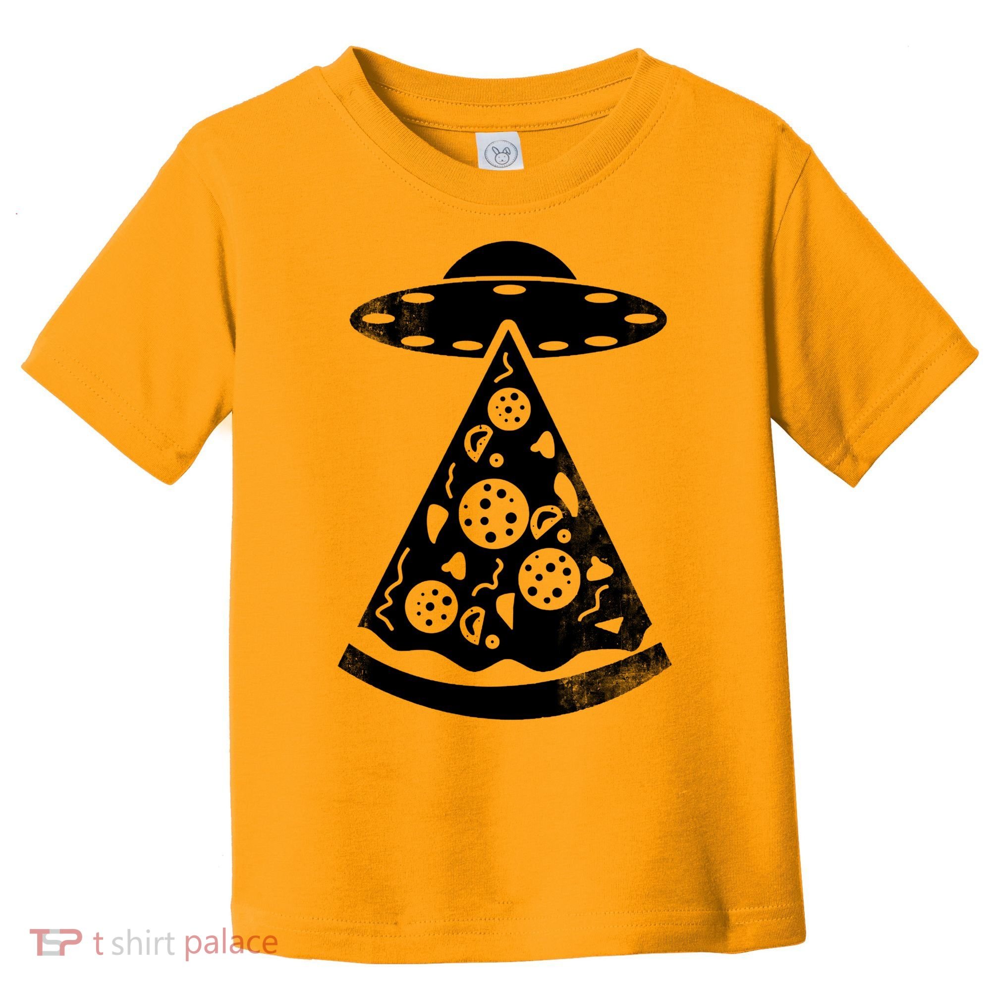 UFO Alien Pizza Toddler T-Shirt