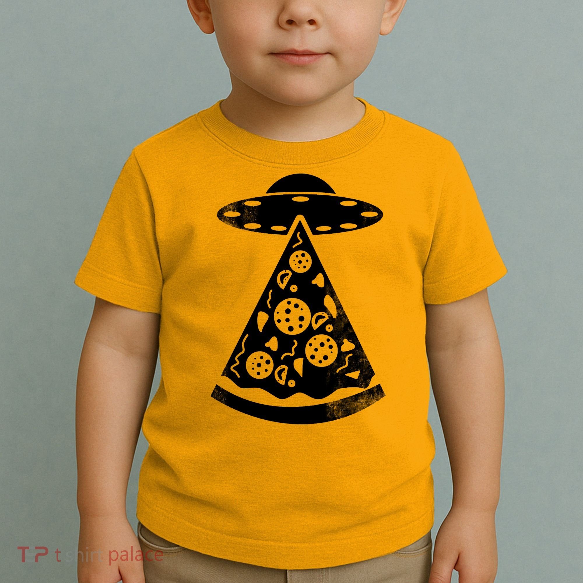 UFO Alien Pizza Toddler T-Shirt