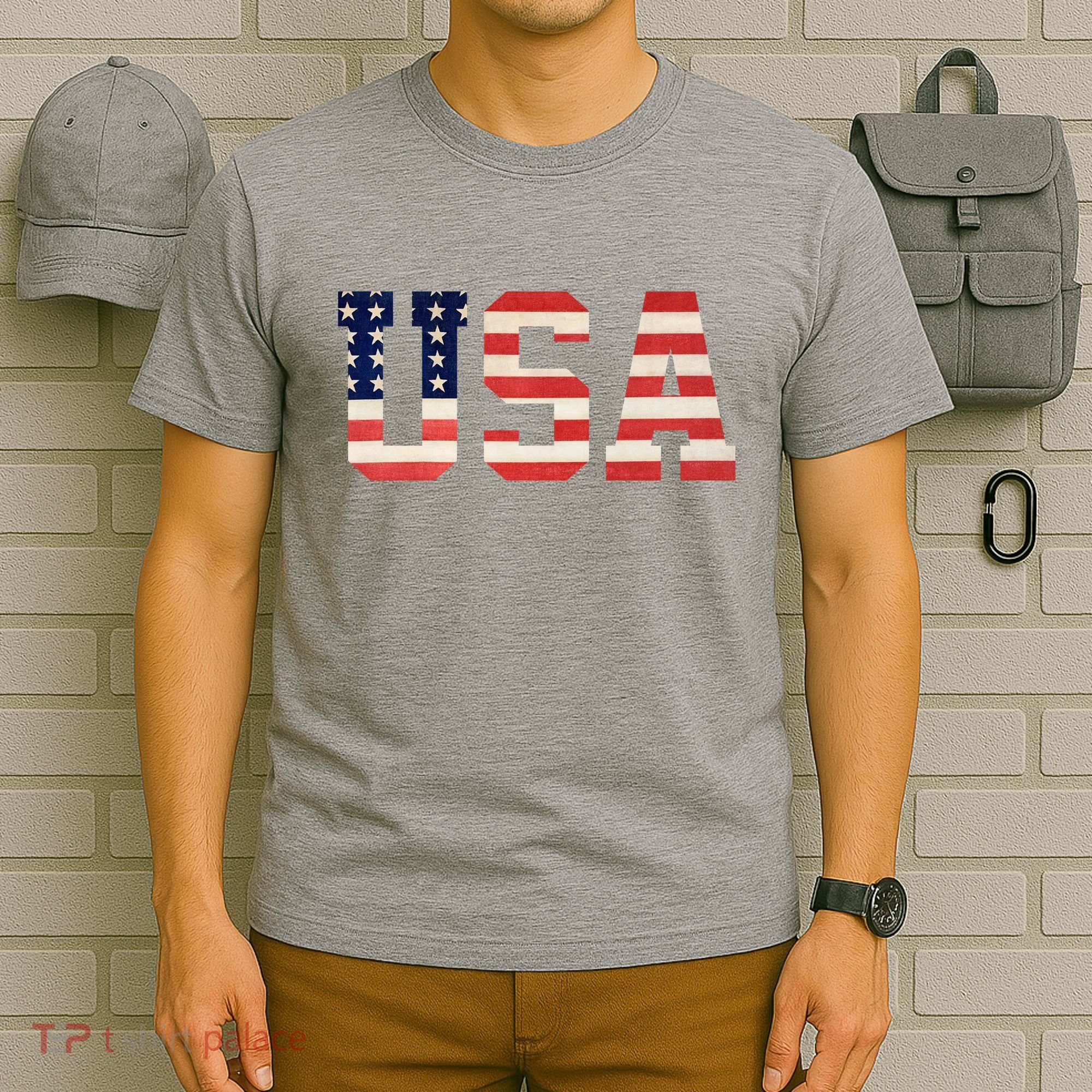 Usa American Pride Festive T-Shirt