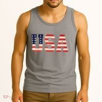 Usa American Pride Festive Tank Top thumb 3