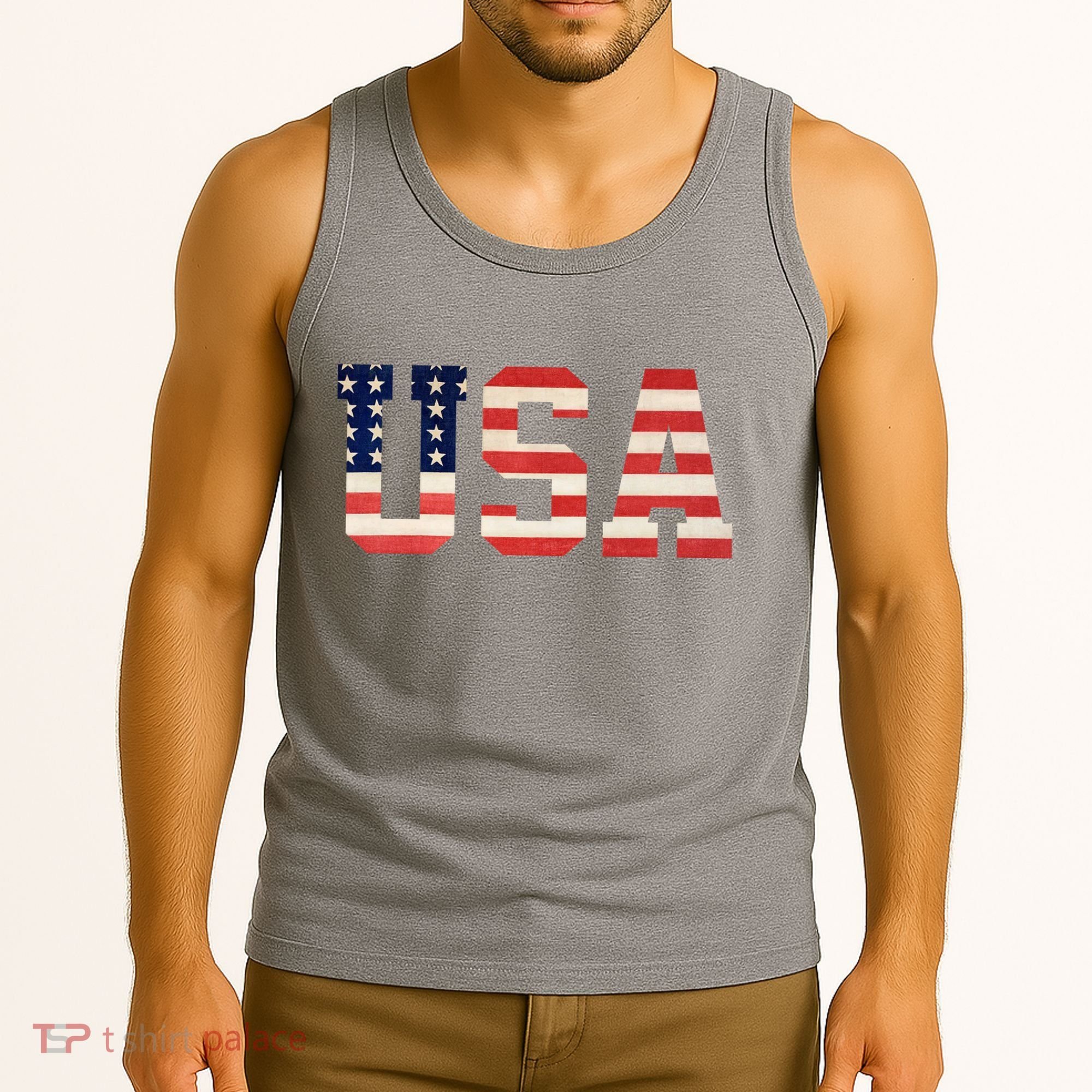 Usa American Pride Festive Tank Top
