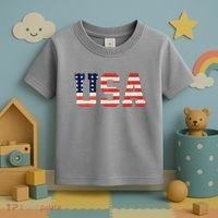 Usa American Pride Festive Toddler T-Shirt thumb 3