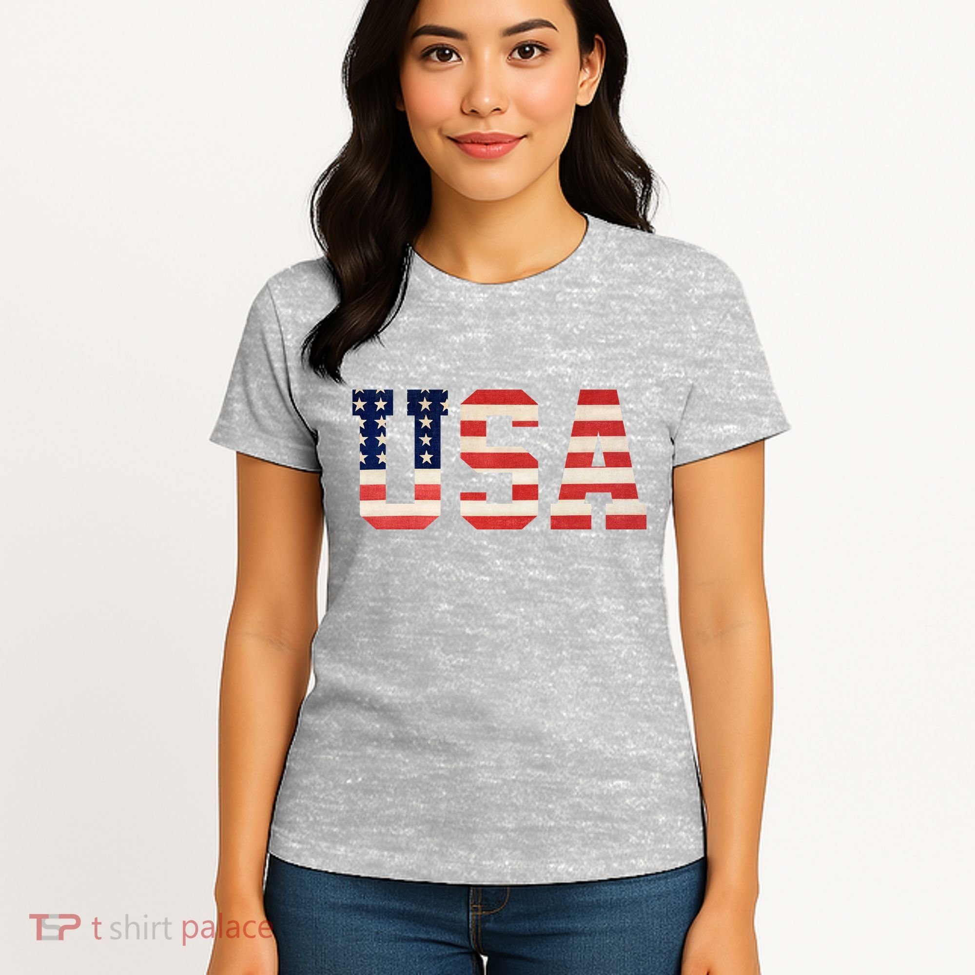 Usa American Pride Festive Women's T-Shirt