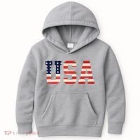 Usa American Pride Festive Kids Hoodie thumb 0