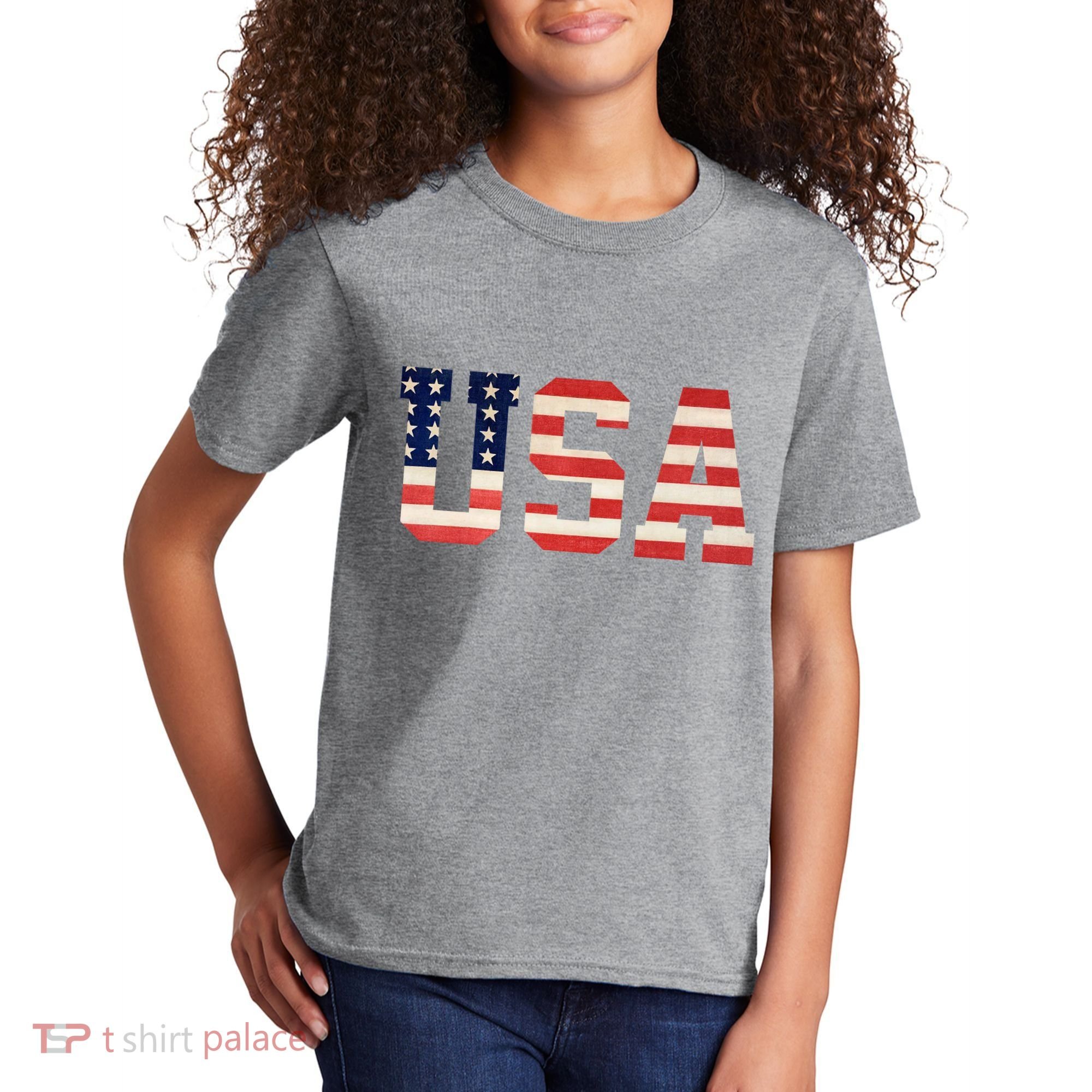 Usa American Pride Festive Kids T-Shirt