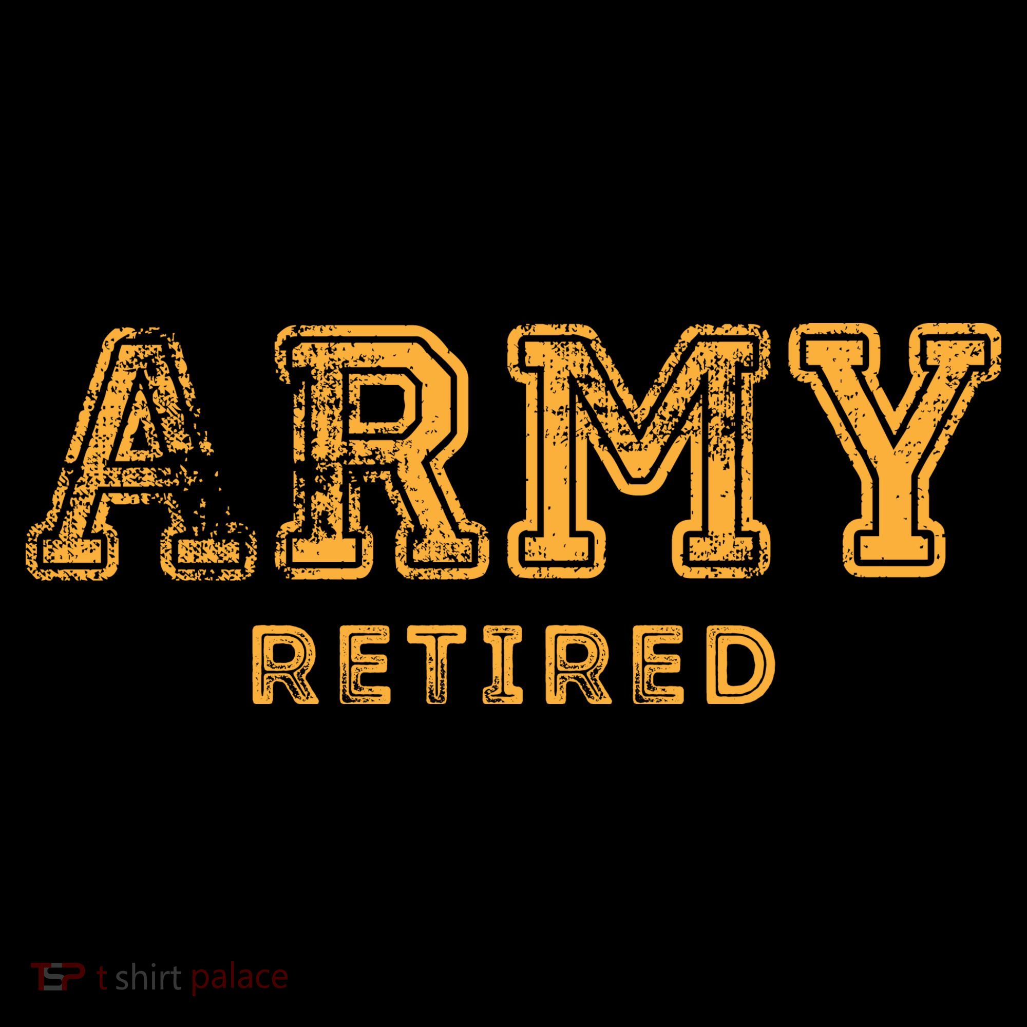 Army Retired Retirement Gift USA-Made Doggie Bandana