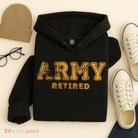 Army Retired Retirement Gift Hoodie thumb 4