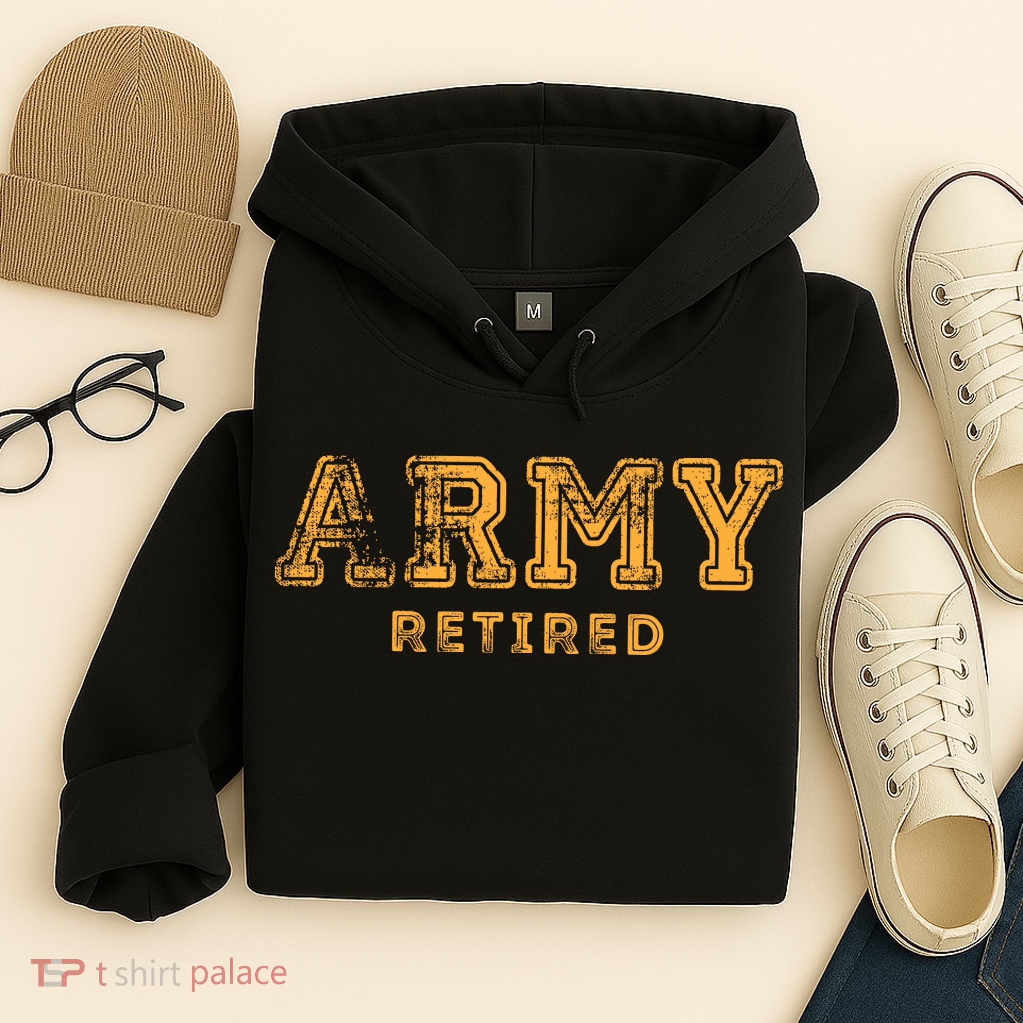 Army Retired Retirement Gift Hoodie