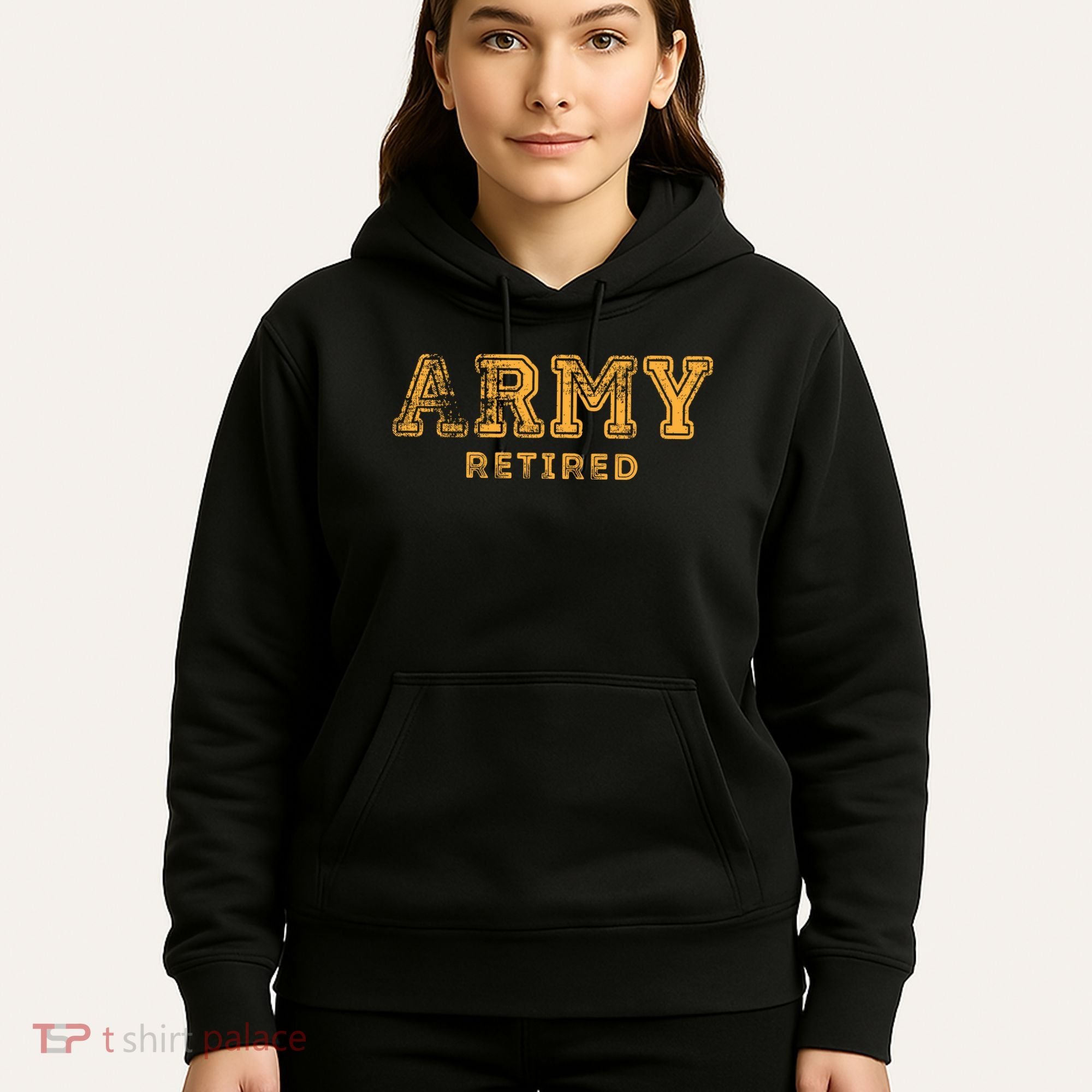 Army Retired Retirement Gift Hoodie