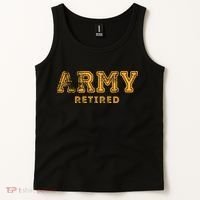 Army Retired Retirement Gift Tank Top thumb 2