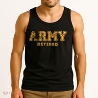 Army Retired Retirement Gift Tank Top thumb 3