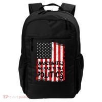 Unvaccinated And Ready To Talk Politics Funny US Flag Backpack thumb 0