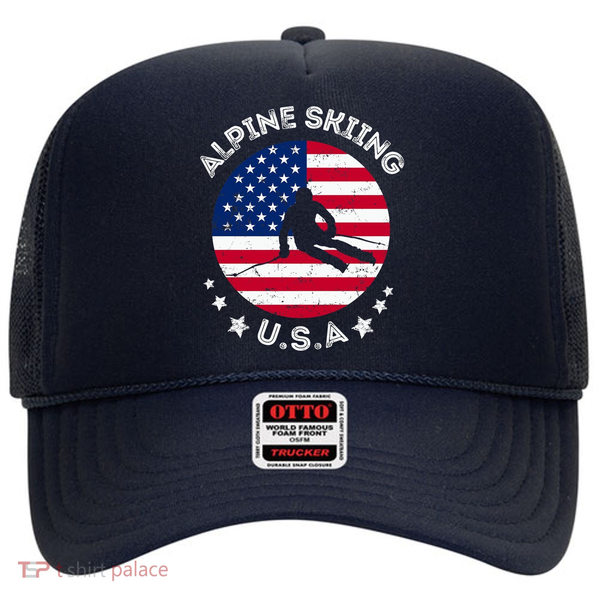 US Alpine Skiing Team Retro Support USA Downhill Skiing Team Hat