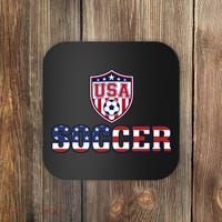 USA American Soccer Graphic For Fans Coaster thumb 0