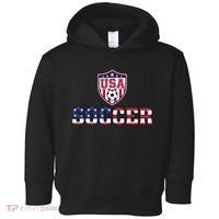 USA American Soccer Graphic For Fans Toddler Hoodie thumb 0