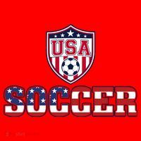 USA American Soccer Graphic For Fans Santa Hat thumb 1