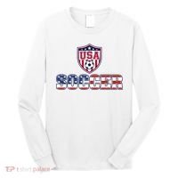 USA American Soccer Graphic For Fans Long Sleeve Shirt thumb 0