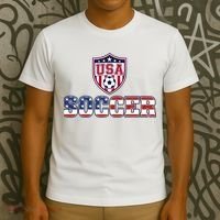 USA American Soccer Graphic For Fans T-Shirt thumb 3