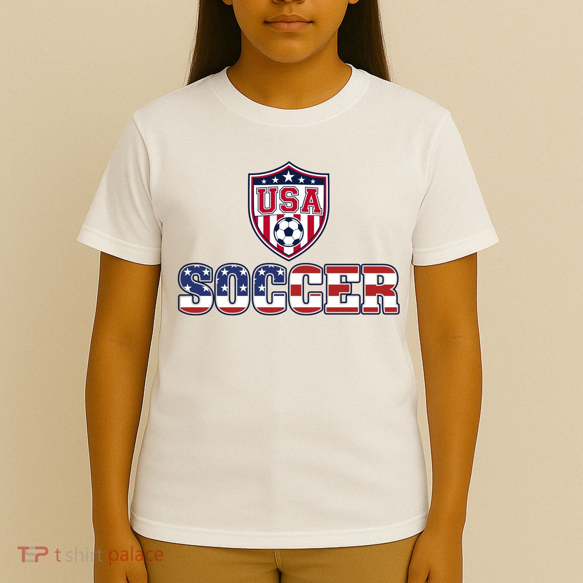 USA American Soccer Graphic For Fans T-Shirt