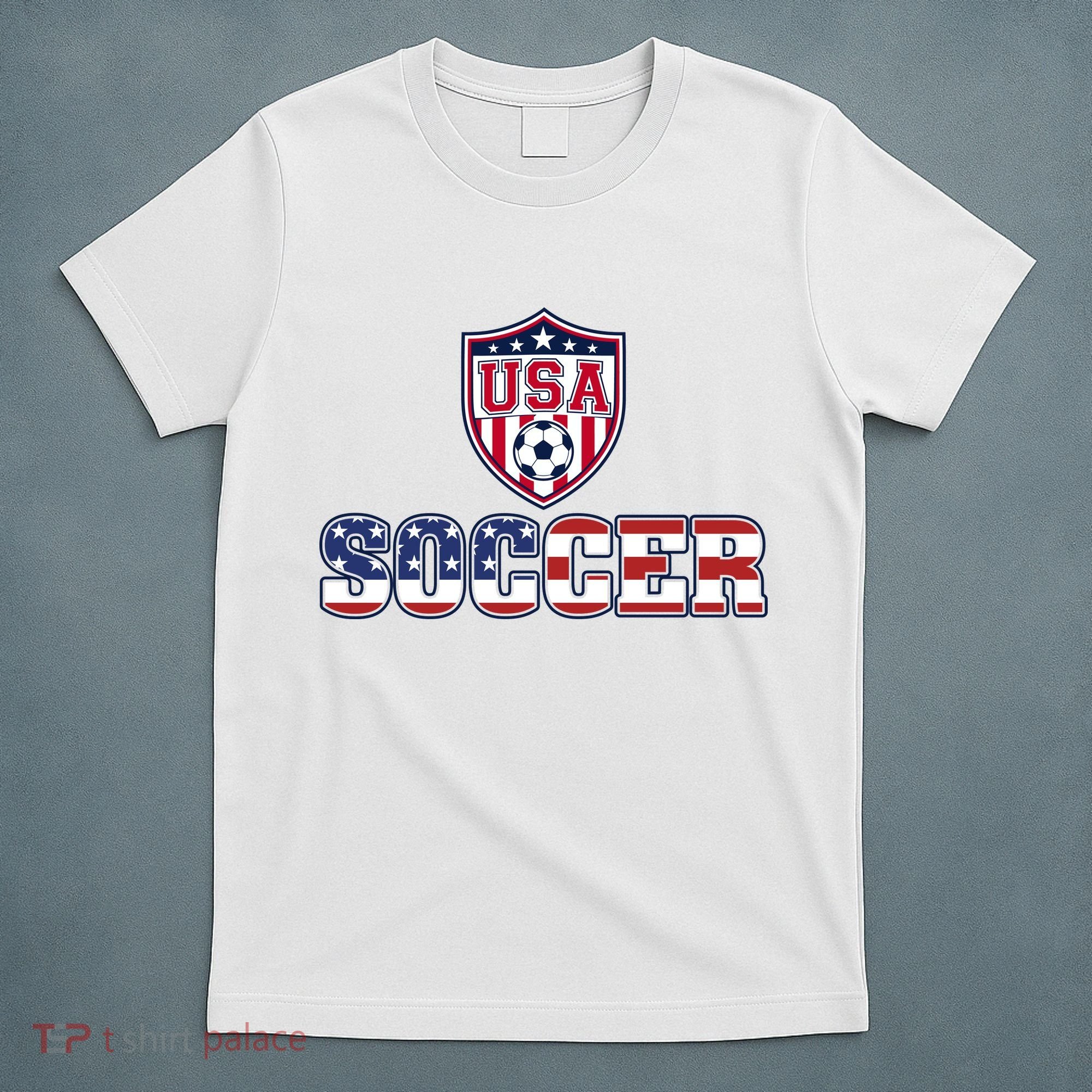 USA American Soccer Graphic For Fans T-Shirt