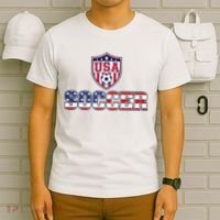 USA American Soccer Graphic For Fans T-Shirt thumb 6