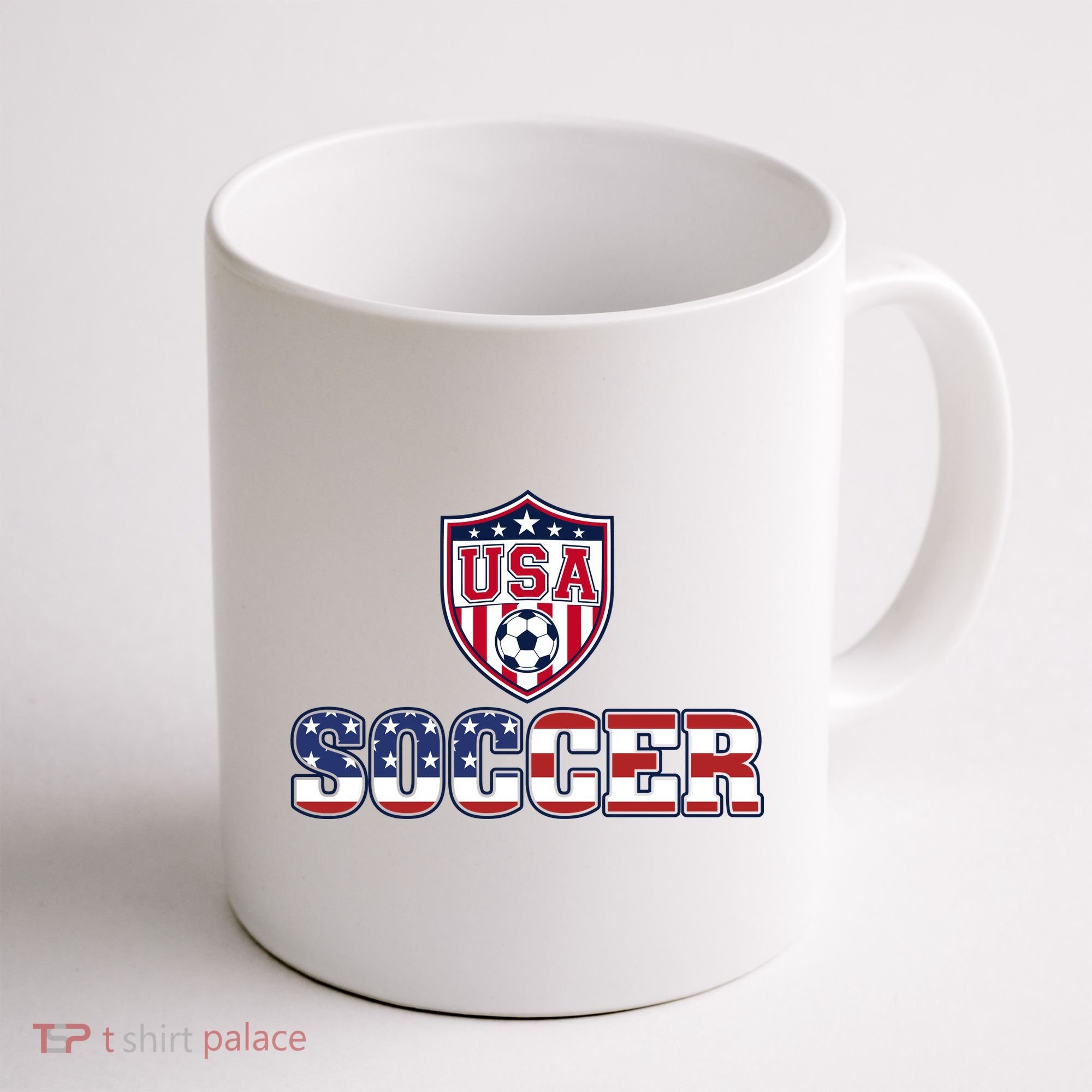 USA American Soccer Graphic For Fans Coffee Mug