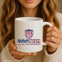 USA American Soccer Graphic For Fans Coffee Mug thumb 3