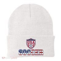 USA American Soccer Graphic For Fans Beanie thumb 0