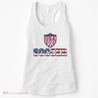 USA American Soccer Graphic For Fans Women's Tank Top thumb 0